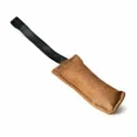 Cowhide Dog Tug Toy | Handcrafted Durable Dog Play | Australian Hand-Made - Image 4
